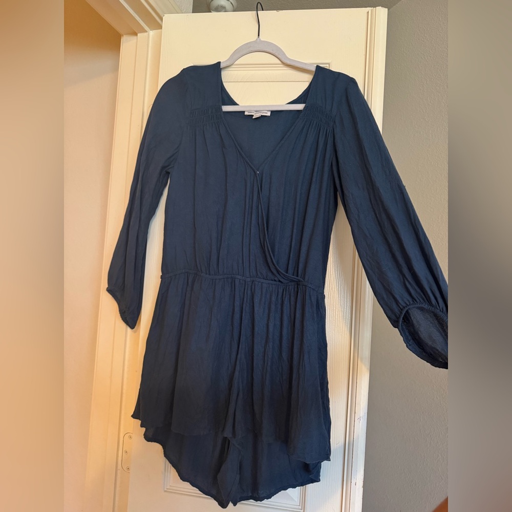 American Eagle Outfitters Navy Romper
